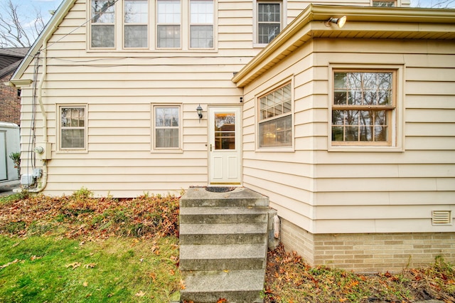 view of property entrance