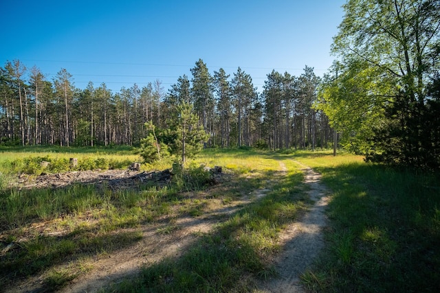 view of road