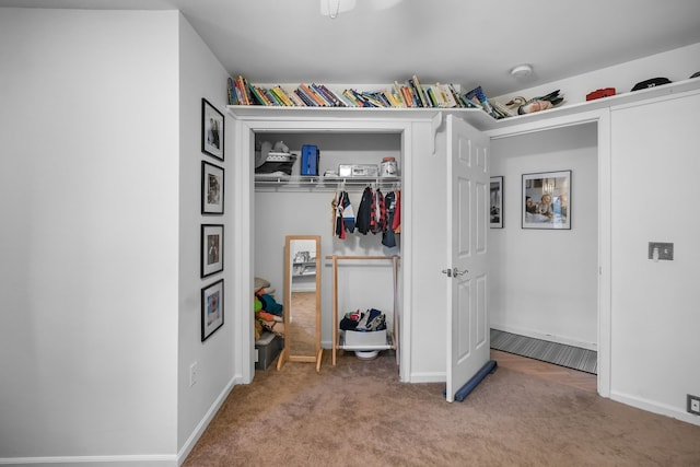 view of closet