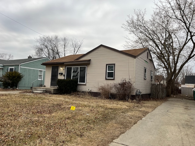 view of bungalow-style house