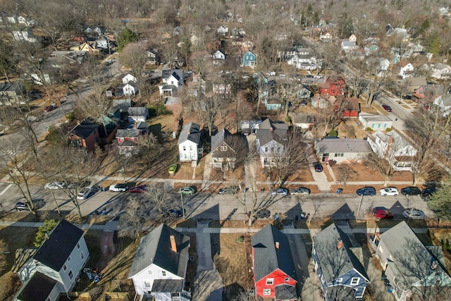 birds eye view of property featuring a residential view