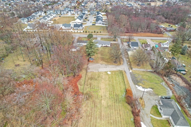 birds eye view of property featuring a residential view