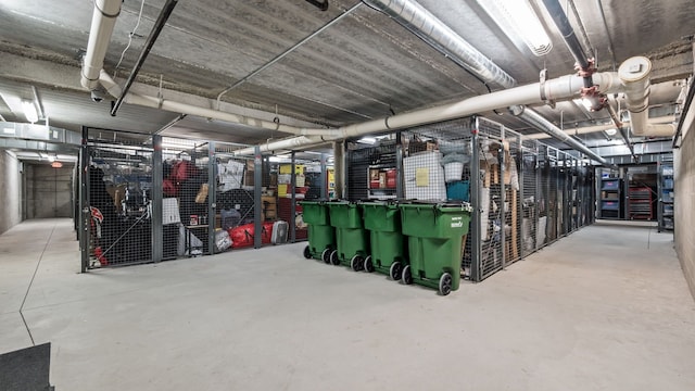 view of storage room