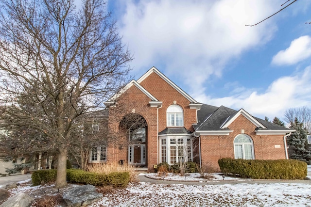 view of front facade with brick siding