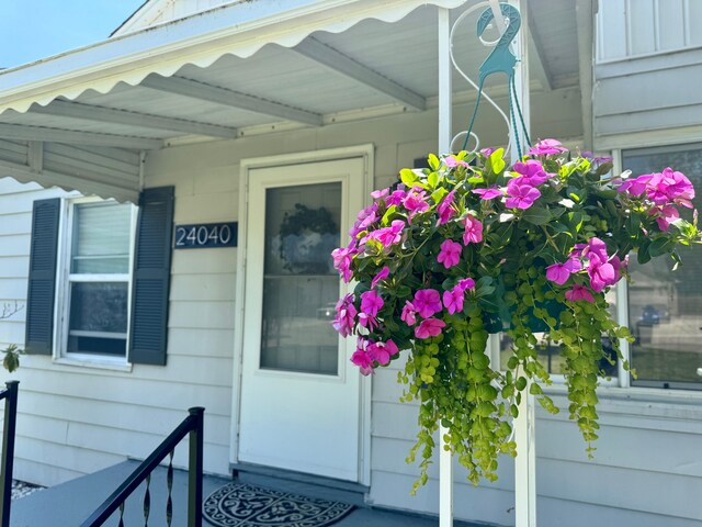 view of entrance to property