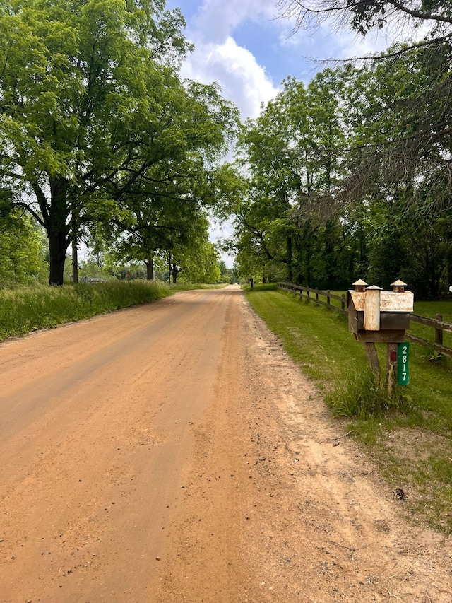 view of road