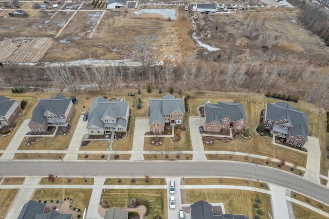 birds eye view of property featuring a residential view