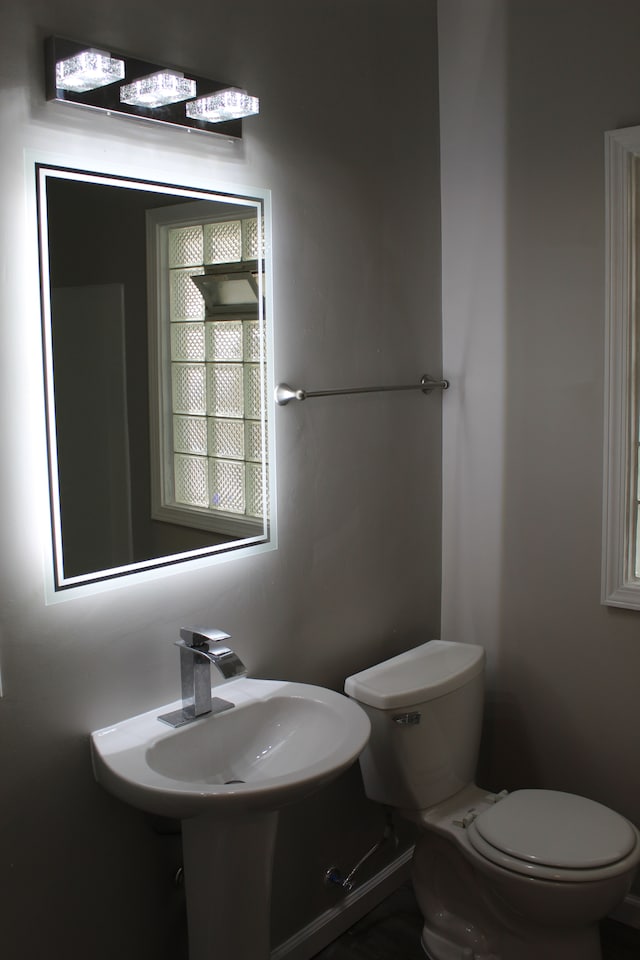 bathroom with toilet