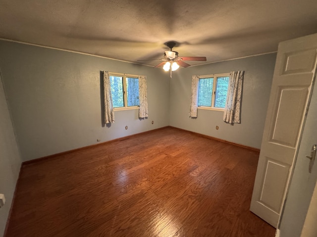 19084 200th Ave, Tustin, MI 49688 - spare room with light wood-style flooring and ceiling fan