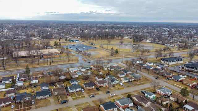 birds eye view of property featuring a residential view