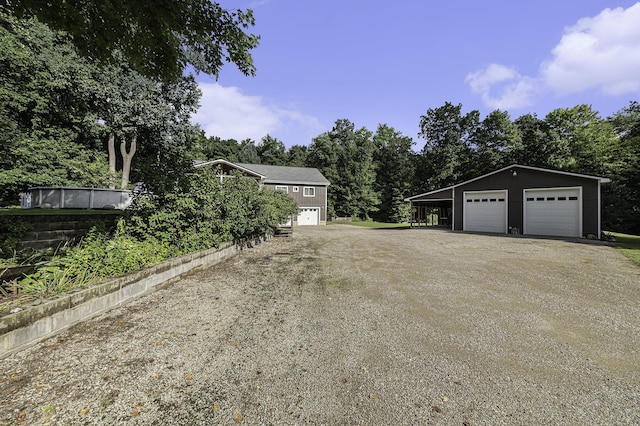 exterior space with driveway