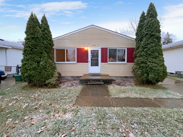 view of front of home