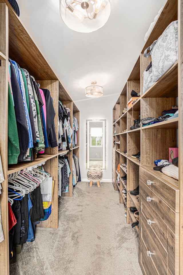 2159 Helmsford Dr, Wolverine Lake, MI 48390 - walk in closet featuring carpet floors