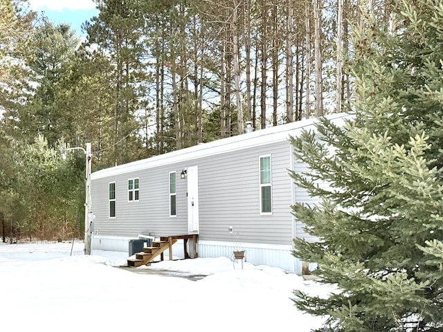 view of manufactured / mobile home