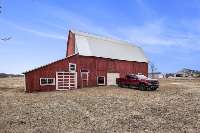 view of barn