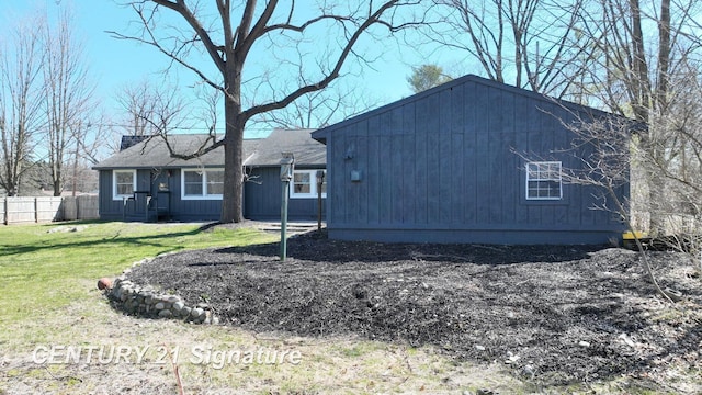 view of back of property