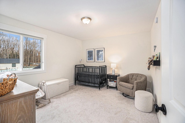 bedroom featuring carpet floors