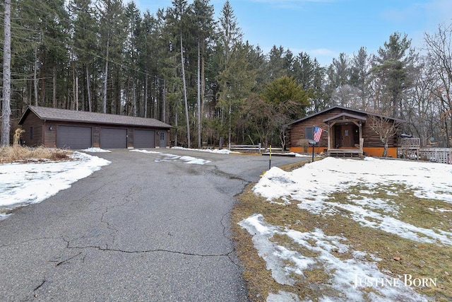 view of road featuring driveway