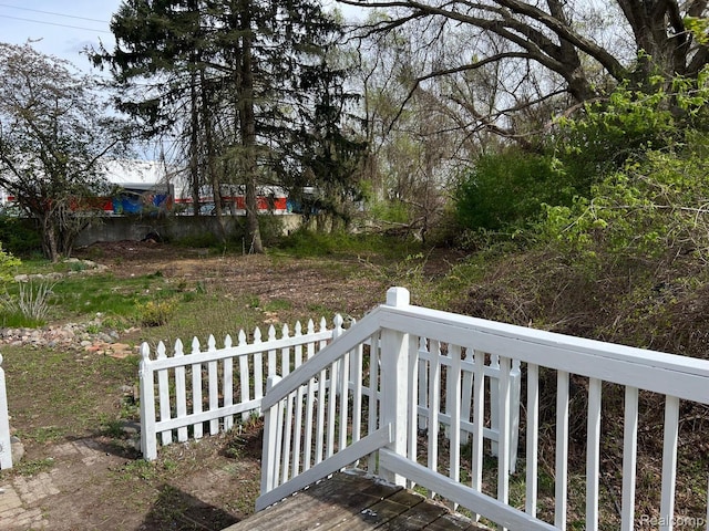 24067 Sargent Ave, Southfield, MI 48033 - view of wooden deck