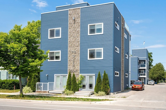 exterior space featuring french doors