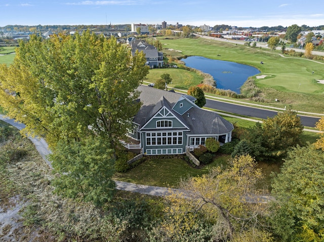 565 Golden Bear Ct, Saint Joseph, MI 49085 - birds eye view of property featuring a water view