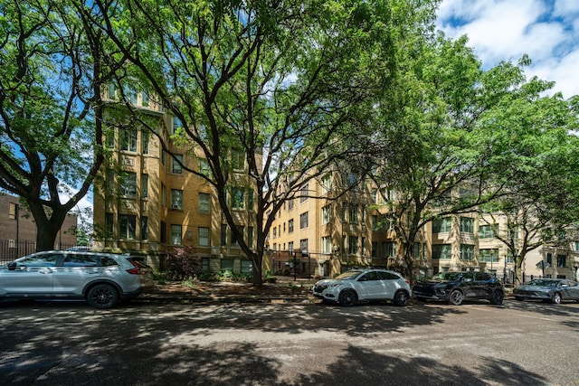 view of property featuring fence