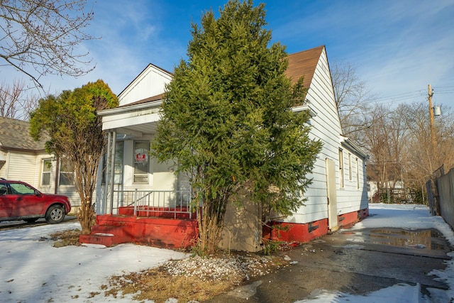 view of front of house