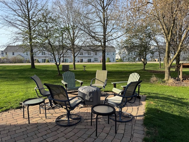 1085 Melrose Ct, Saline, MI 48176 - view of patio with a residential view