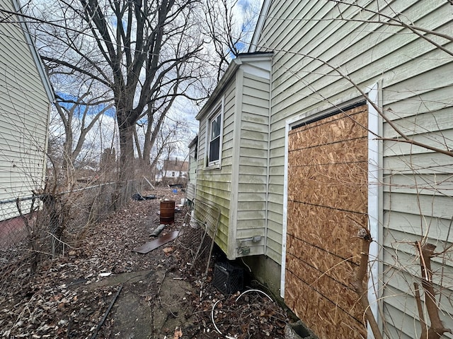 view of side of property