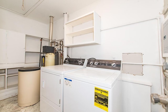 laundry area with washer and dryer and laundry area