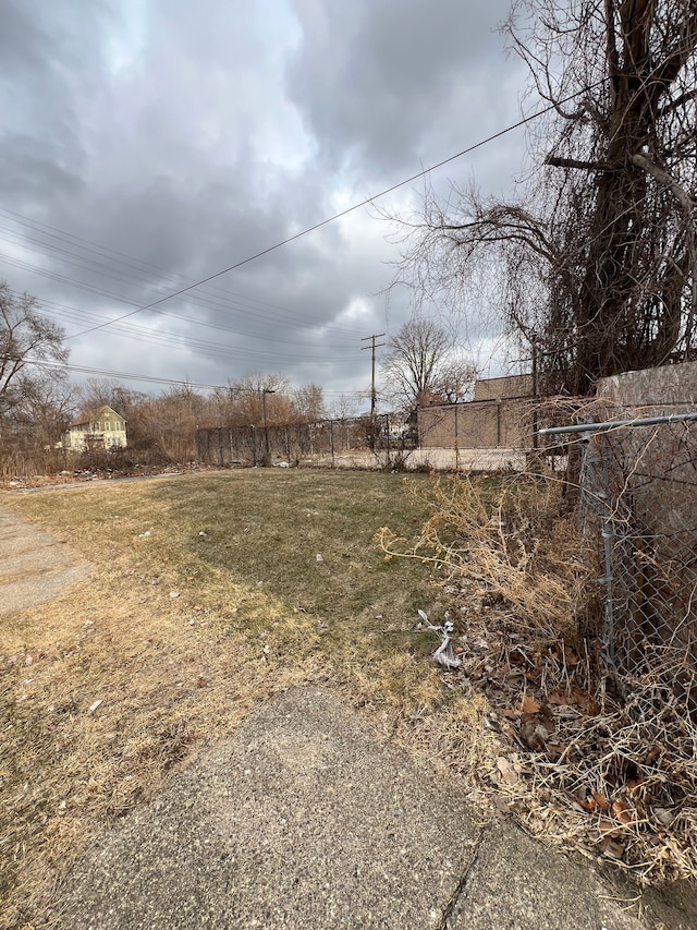 3674 Mount Elliott St, Detroit, MI 48207 - view of yard featuring fence