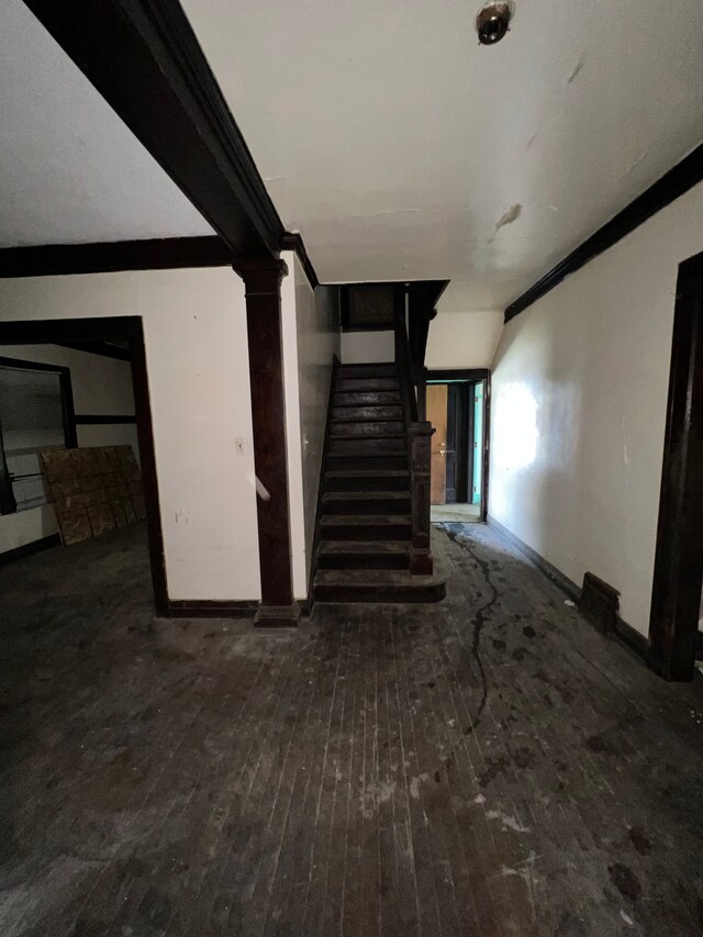 3674 Mount Elliott St, Detroit, MI 48207 - interior space with baseboards and ornamental molding