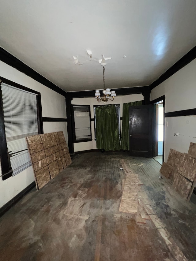 3674 Mount Elliott St, Detroit, MI 48207 - foyer with an inviting chandelier and ornamental molding