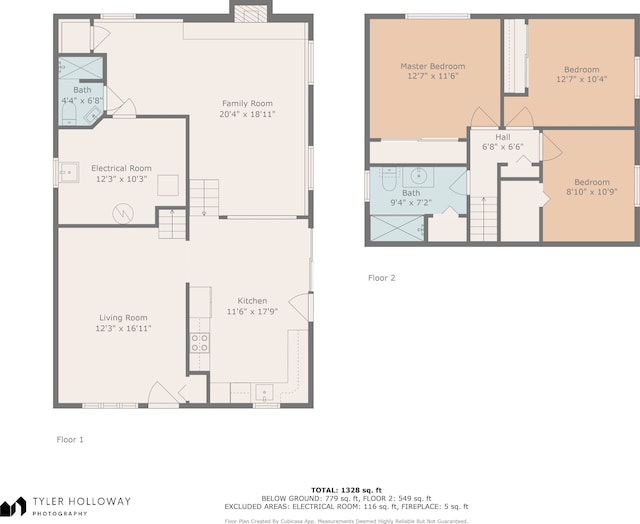 22273 Collette St, Woodhaven, MI 48183 - floor plan