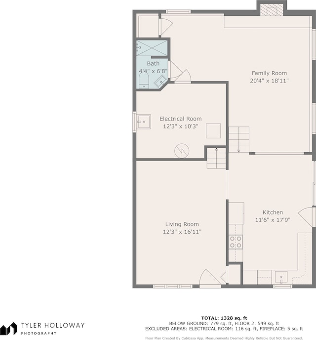22273 Collette St, Woodhaven, MI 48183 - floor plan