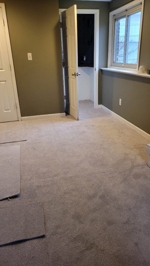 22273 Collette St, Woodhaven, MI 48183 - unfurnished room with light carpet and baseboards