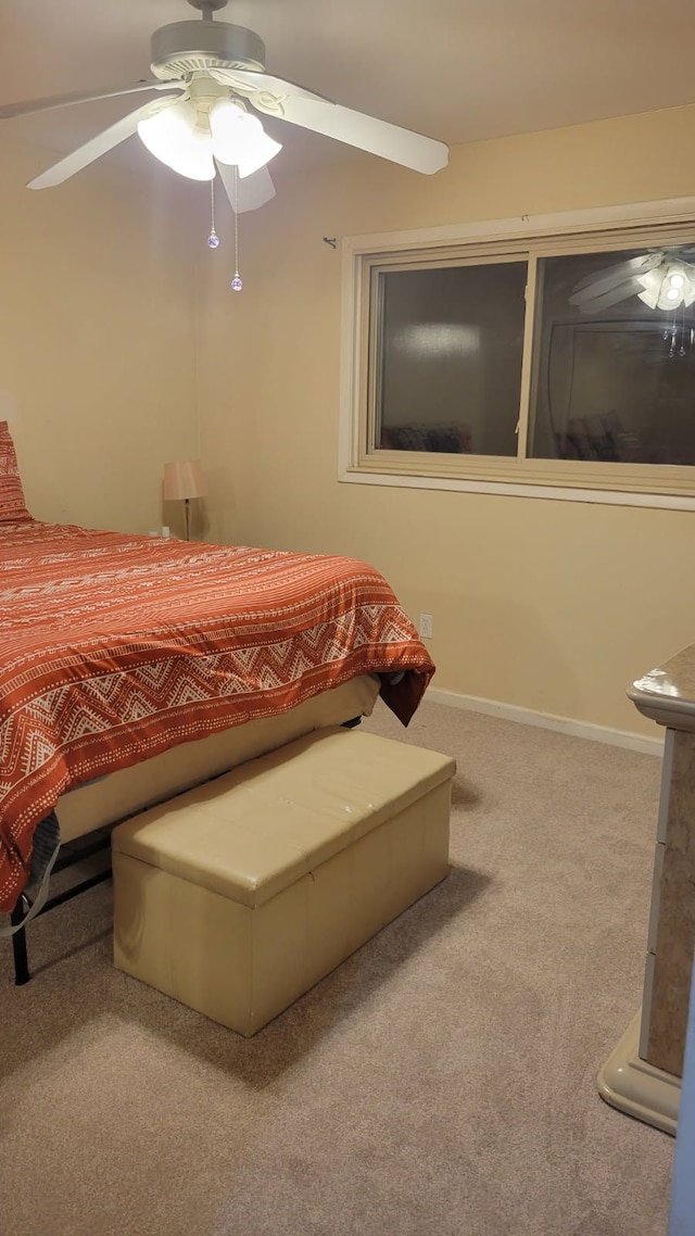 22273 Collette St, Woodhaven, MI 48183 - carpeted bedroom with ceiling fan