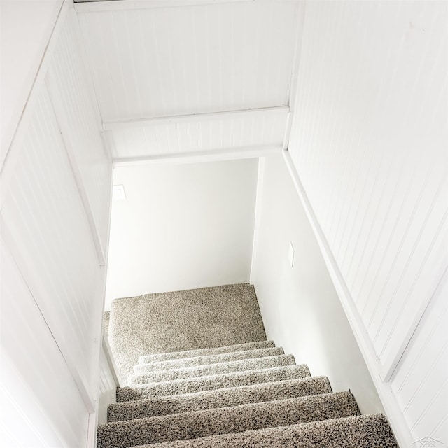 view of stairs