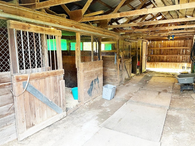 view of stable