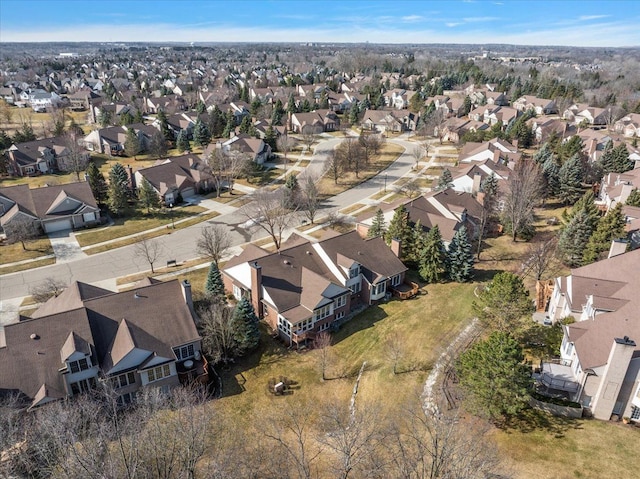 drone / aerial view featuring a residential view