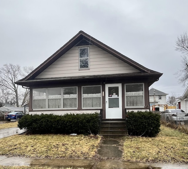 bungalow with entry steps