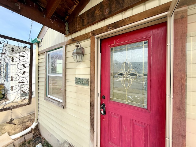 view of entrance to property