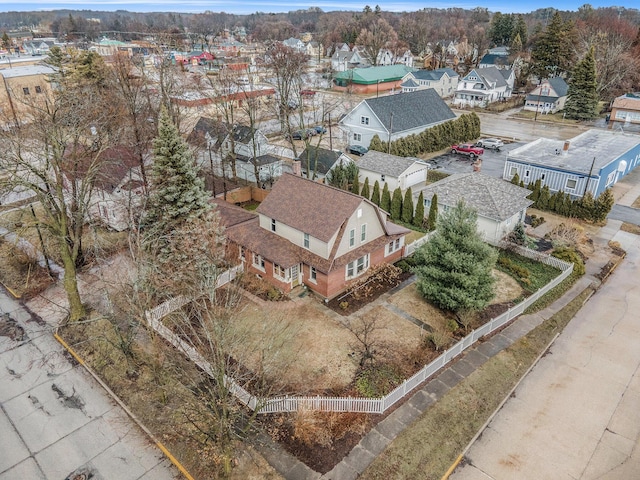 drone / aerial view featuring a residential view