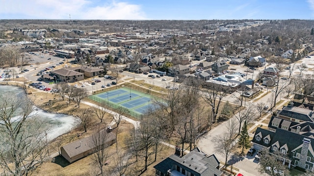 birds eye view of property featuring a residential view