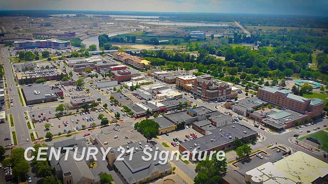 110 E Main St, Midland, MI 48640 - bird's eye view of industrial structures