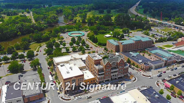 110 E Main St, Midland, MI 48640 - drone / aerial view of a forest