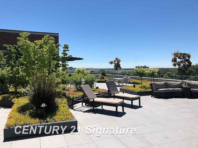 view of patio / terrace with outdoor lounge area