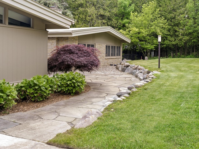 6863 Crystal Dr, Beulah, MI 49617 - view of grassy yard