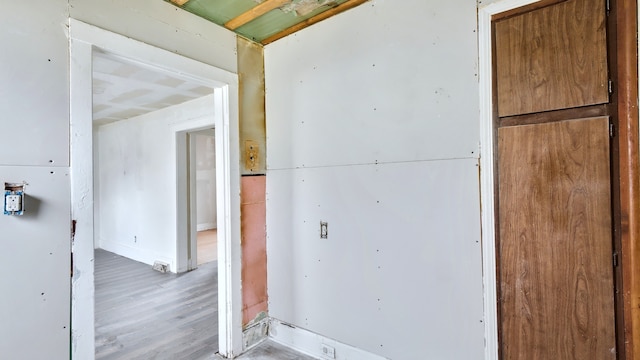 interior space with light wood-style floors