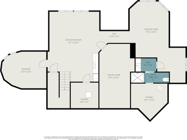 6059 Lakeshore Dr, West Olive, MI 49460 - floor plan